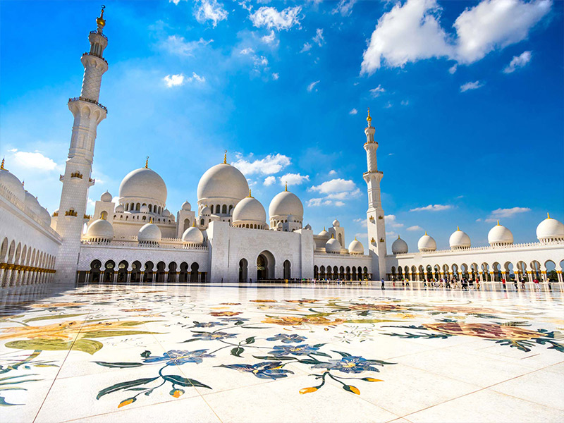 مسجد جامع شیخ زاید - ساختمان معروف در امارات -پارسا گشت