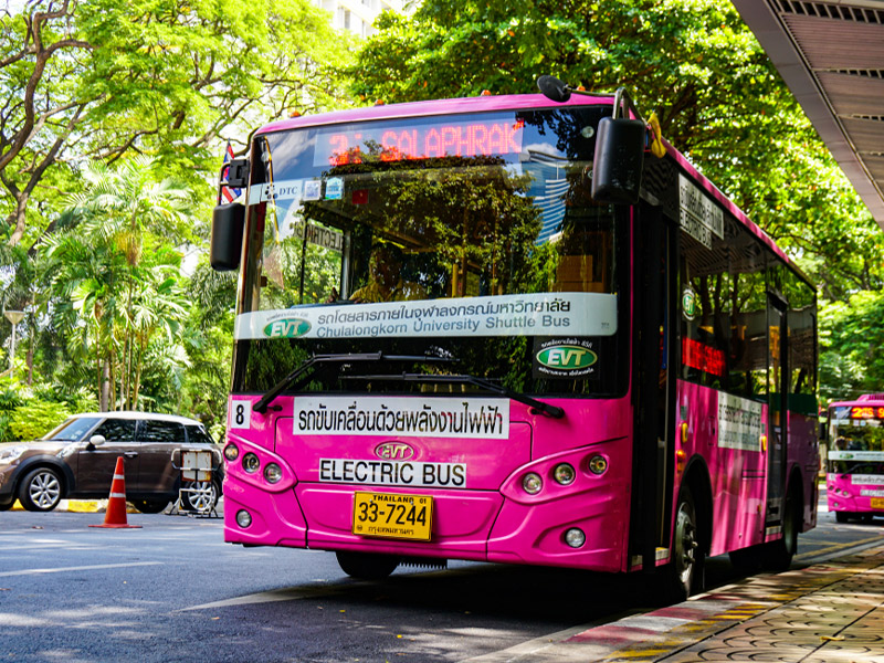 حمل و نقل در تایلند با اتوبوس - الی گشت