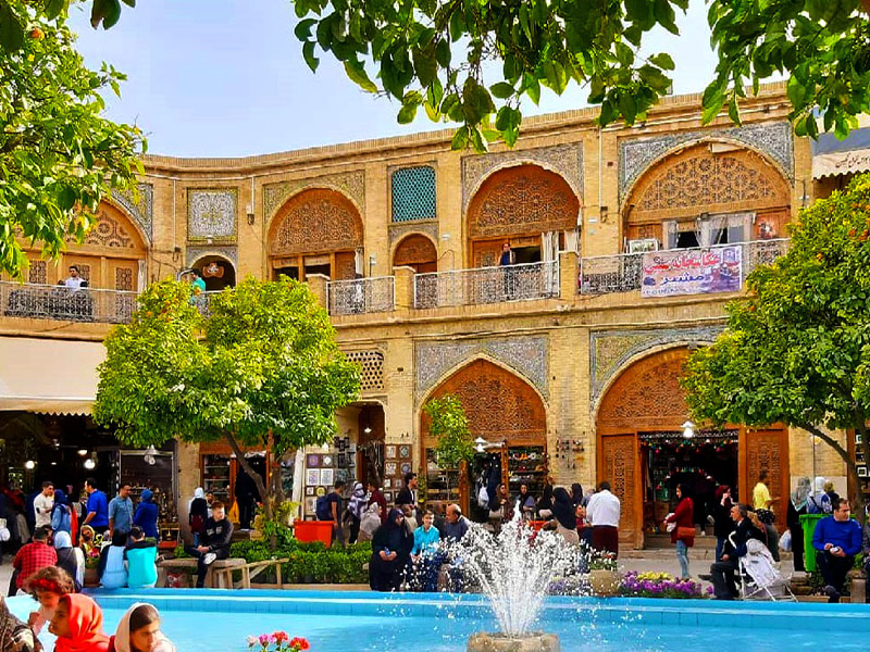سرای مشیر شیراز - بازارهای سنتی شیراز - الی گشت