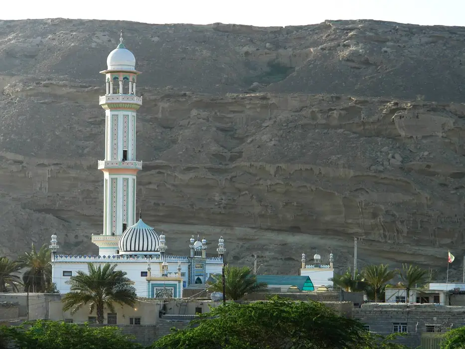 مسجد جامع تیس - دیدنی های چابهار
