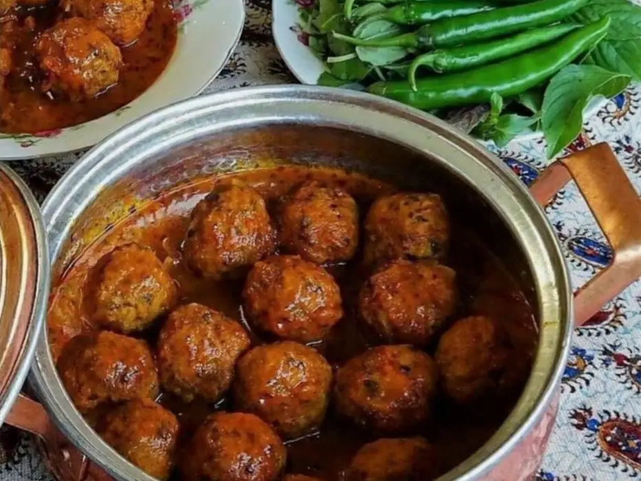 قیمه ریزه نخودچی - غذاهای اصفهان
