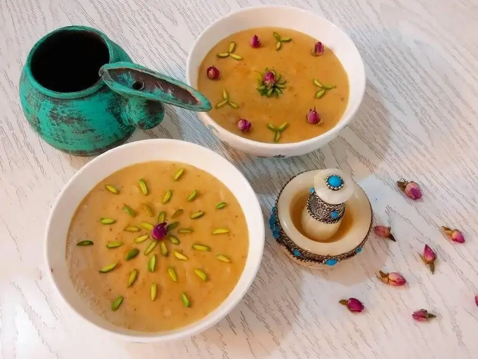 کاچی هفت دخترون یا کاچی بی بی حور - غذاهای اصفهان