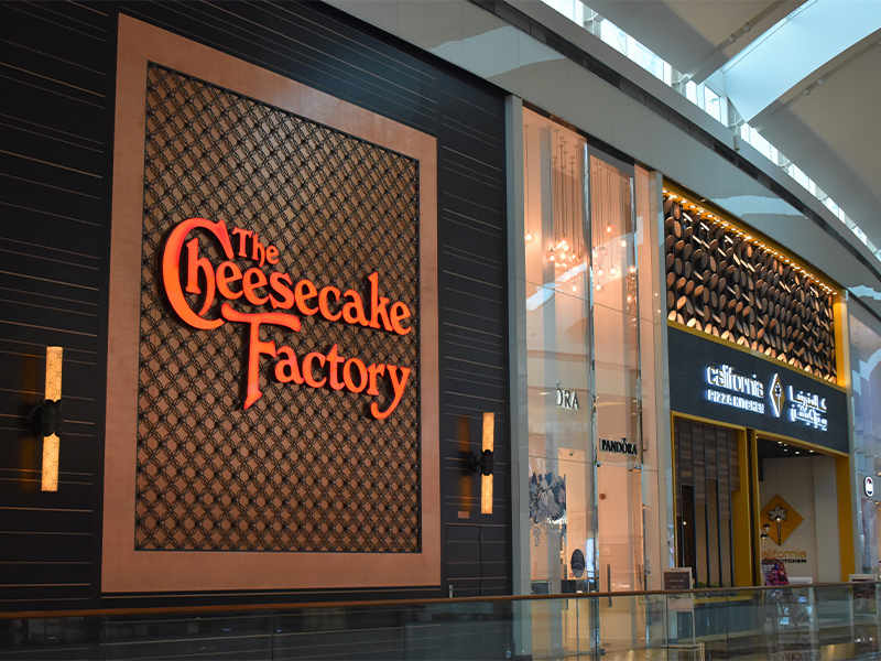 رستوران چیزکیک فکتوری دبی مال - الی گشت