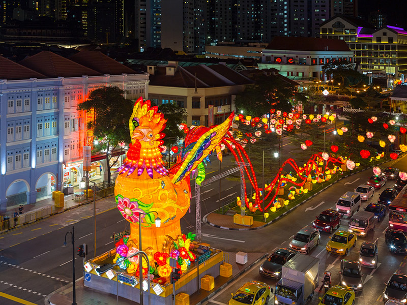جشن سال نو چینی در سنگاپور - الی گشت