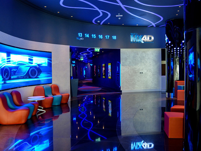 MX4D Novo Cinemas در مرکز خرید دبی فستیوال - الی گشت