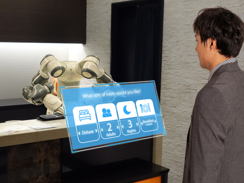 ربات‌های هوشمند در هتل - هوش مصنوعی در صنعت گردشگری - الی گشت