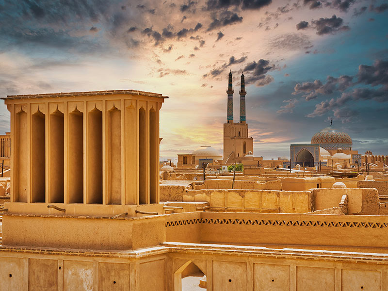 مسجد جامع یزد - مساجد ایران  - الی گشت