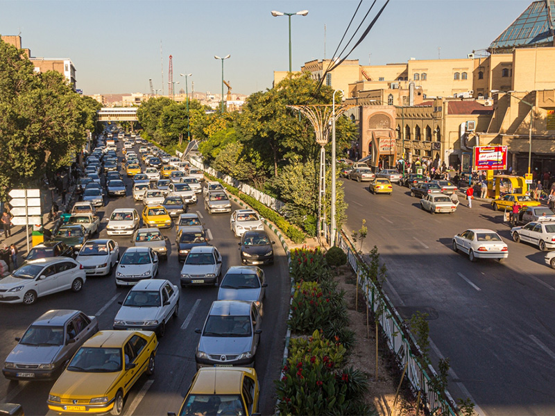 محدوده طرح ترافیک تبریز - الی گشت
