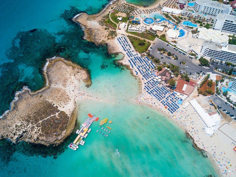  - سواحل قبرس شمالیساحل نیسی - Nissi Beach - الی گشت
