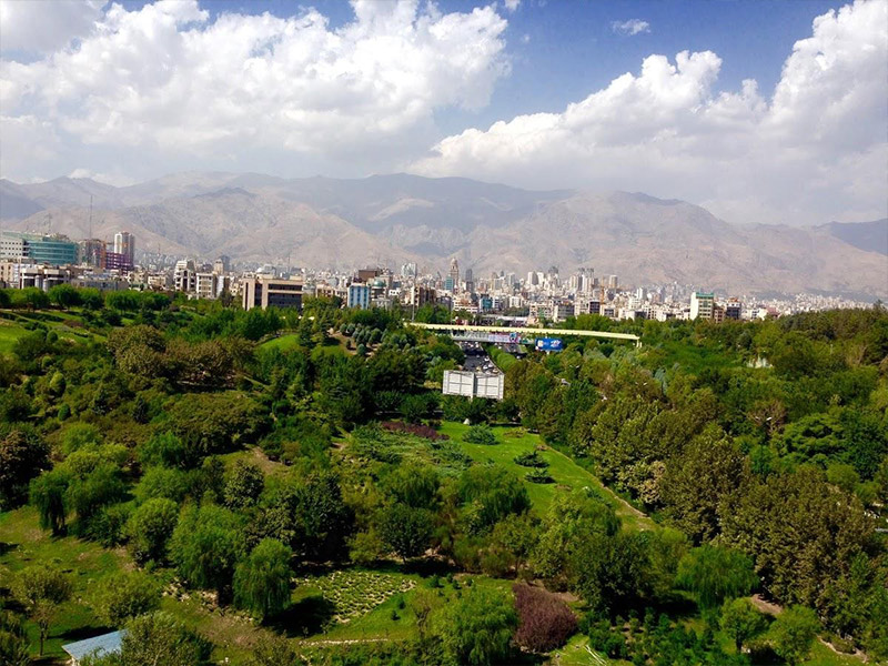 پارک جنگلی و با طراوت طالقانی  تهران - الی گشت
