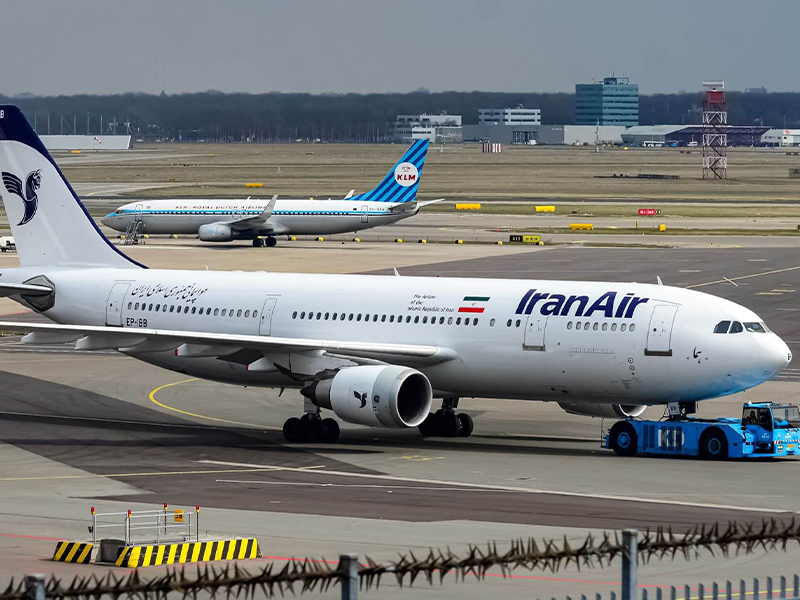 مسیرهای پروازی شرکت هواپیمایی ایران ایر - الی گشت