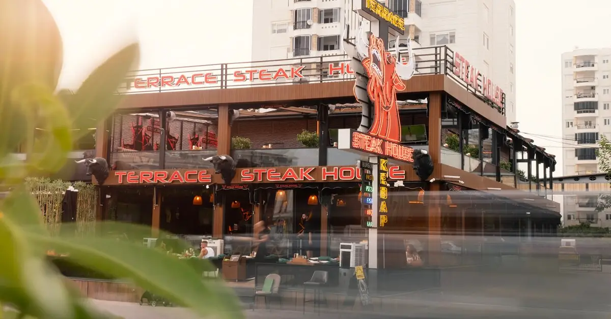 Terrace Steak House Restaurant از بهترین رستوران های آنتالیا