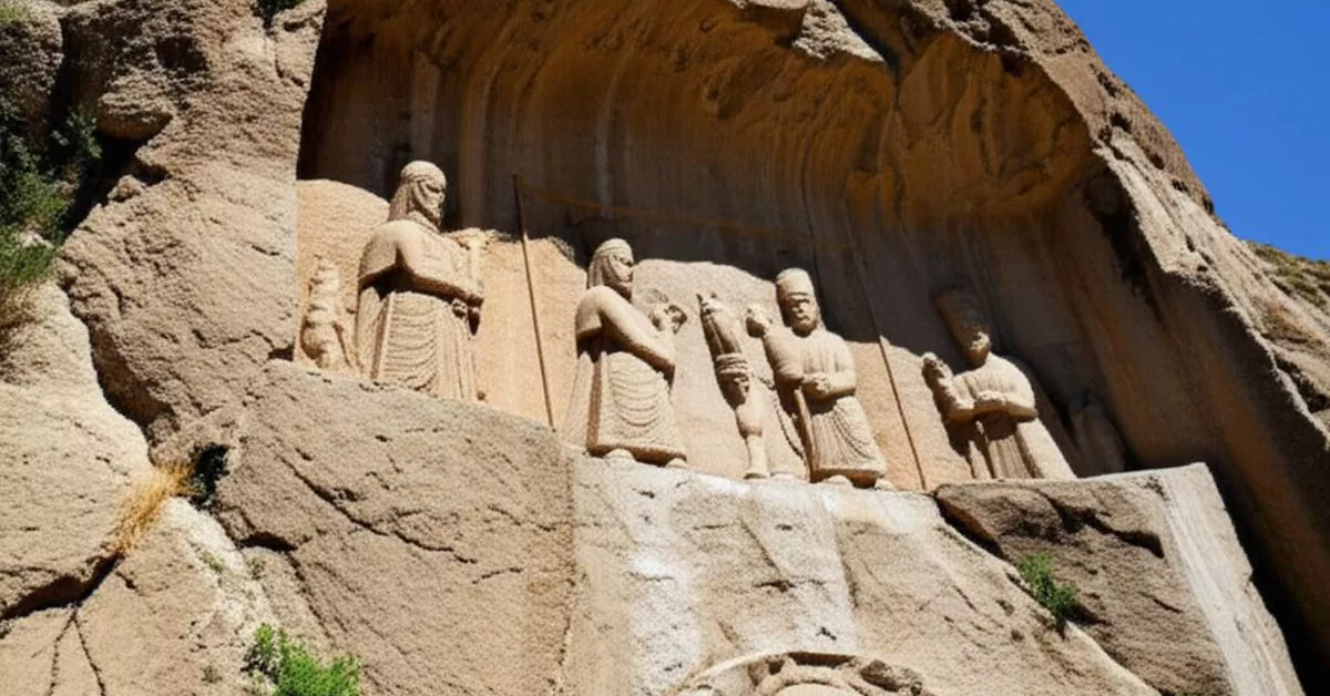 نقش برجسته گل گل