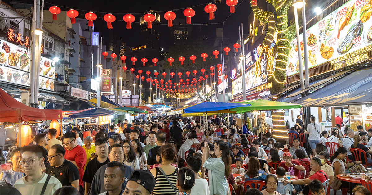 خیابان آلار (Jalan Alor) در کوالالامپور