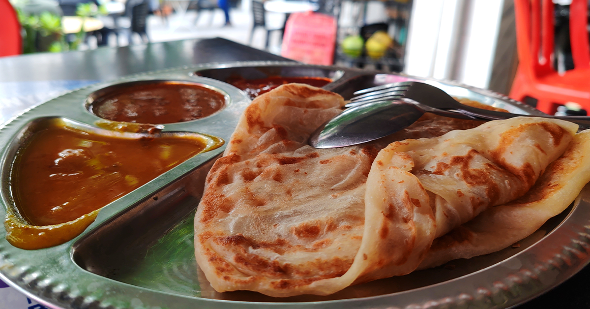 روتی چانای (Roti Canai) - غذاهای کوالالامپور