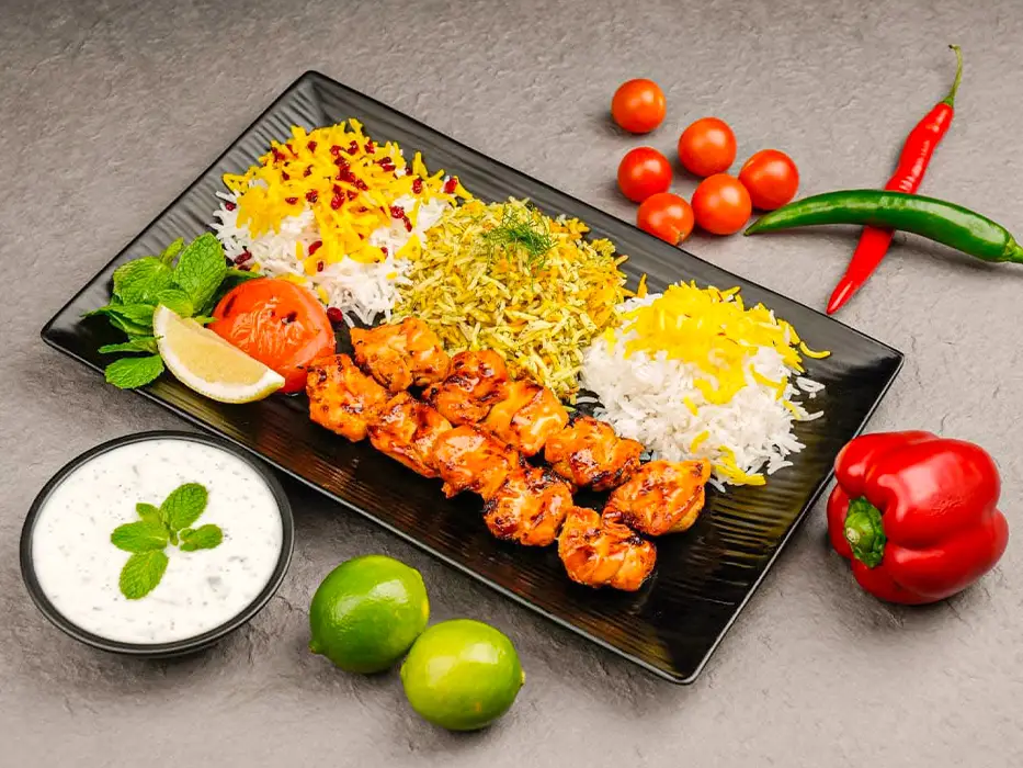 جوجه کباب - خوراکی های خیابانی رشت