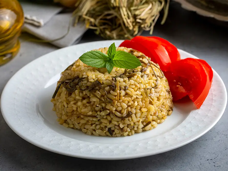 چیریش پلو وان (Çiriş Pilaf) - غذاهای وان