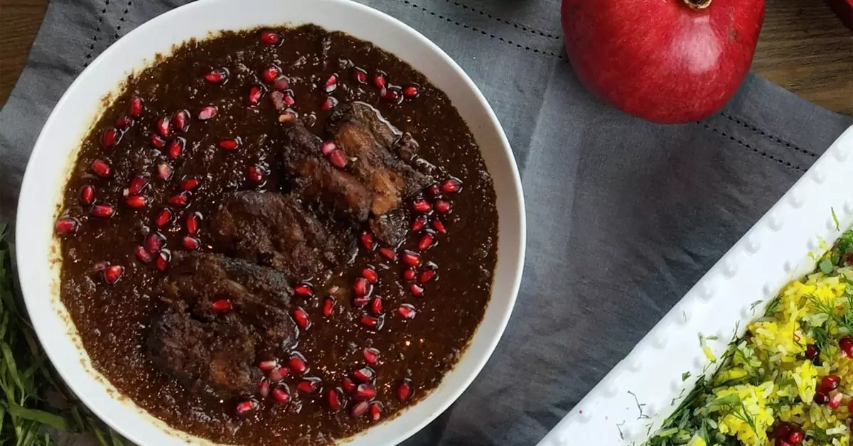انار بیج - غذاهای محلی رشت