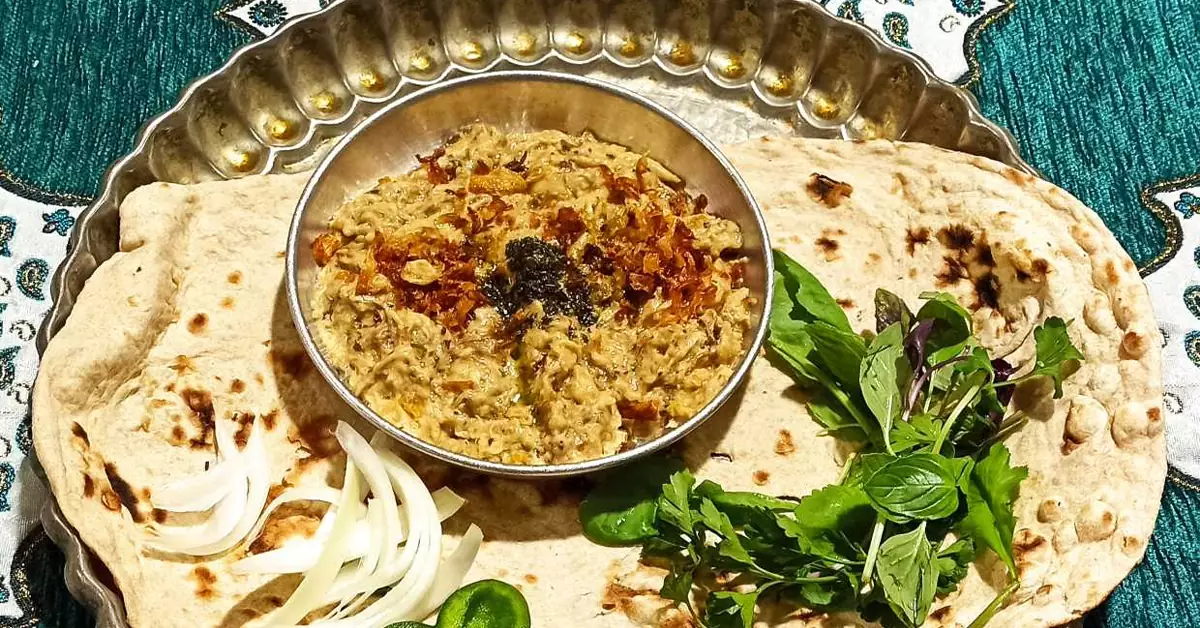 کشک و بادمجان - غذاهای محلی رشت