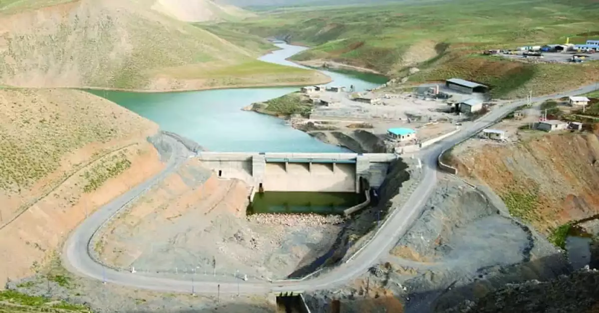 نمای هوایی روستای وارنگه‌رود در دل کوه‌های البرز