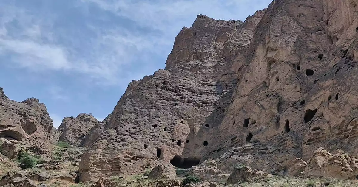 نمای کلی از کافرکلی آمل و ساختار تاریخی آن