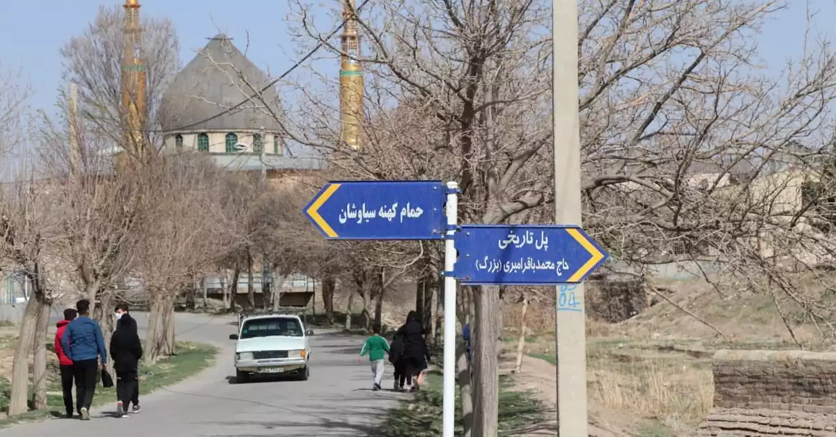 مناظر پاییزی روستای سیاوشان