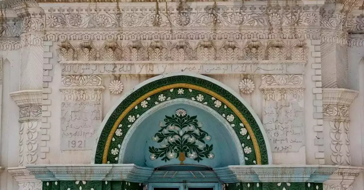 چشم‌انداز مسجد رنگونی‌ها اهواز