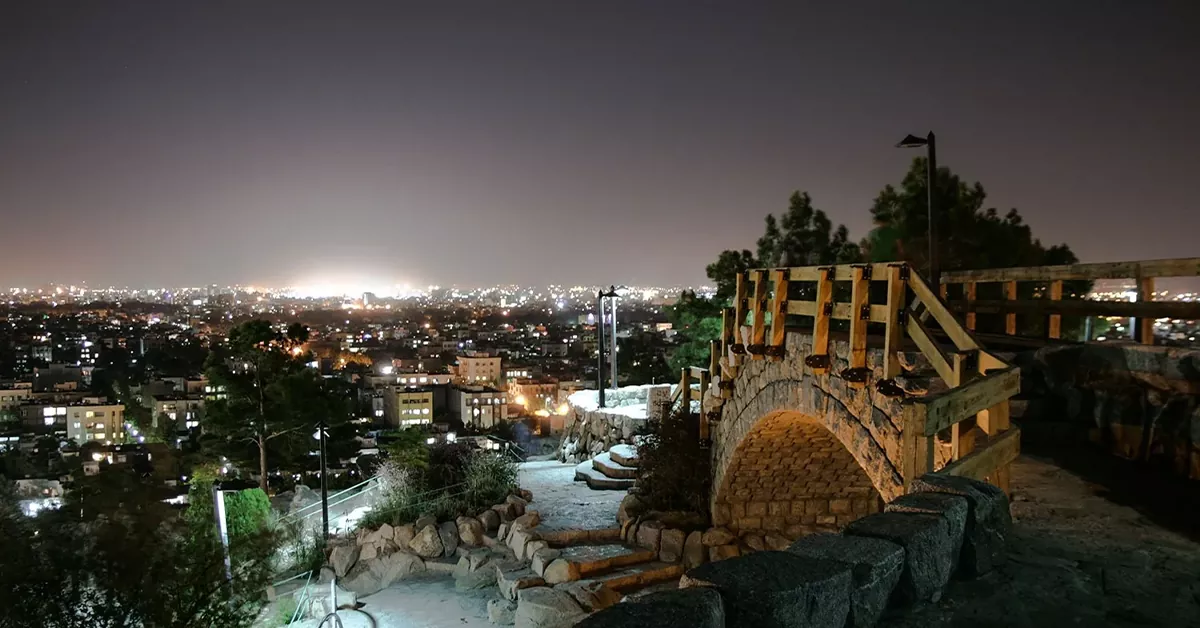 مسیرهای پیادهروی در پارک کوهسنگی مشهد