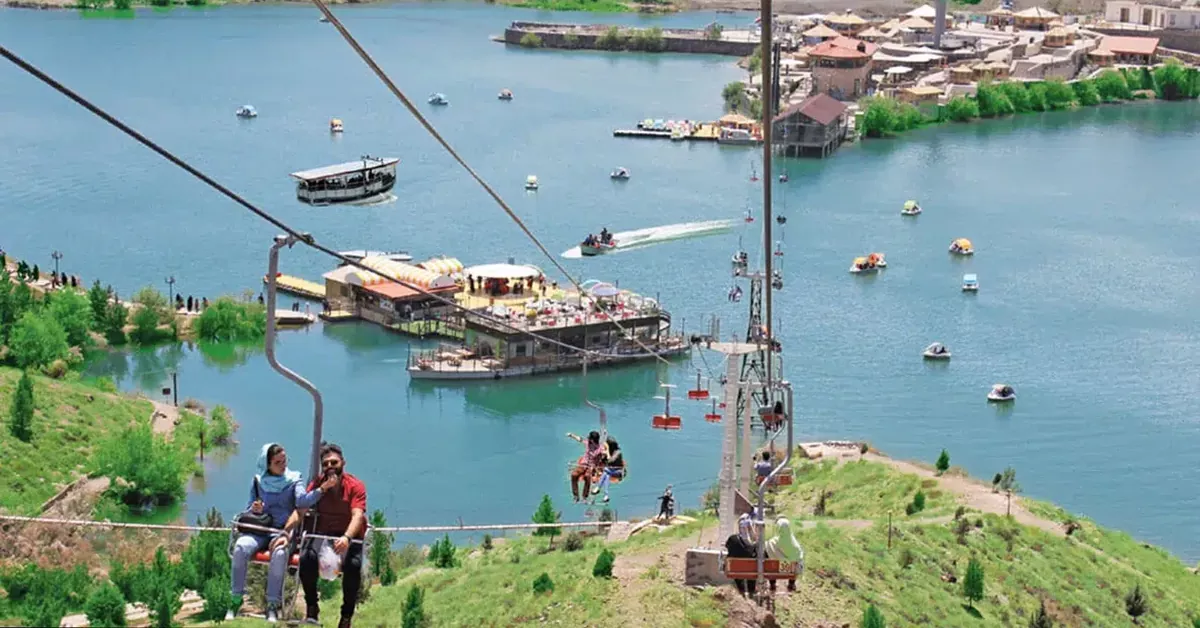 نمای کلی منطقه گردشگری چالیدره طرقبه