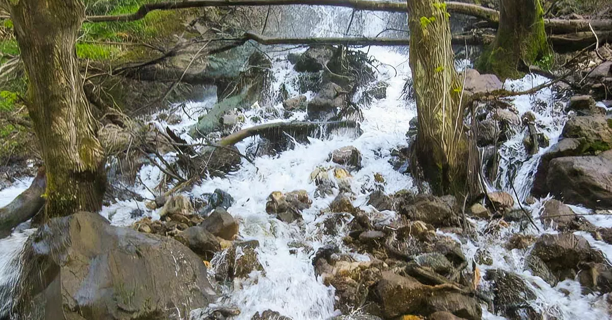 چشمه دمکش در روستای چابکسر