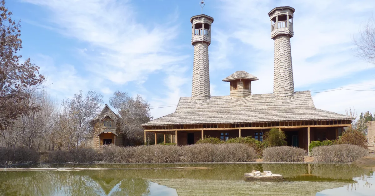 دهکده چوبی نیشابور - عجیب ترین مکان های ایران