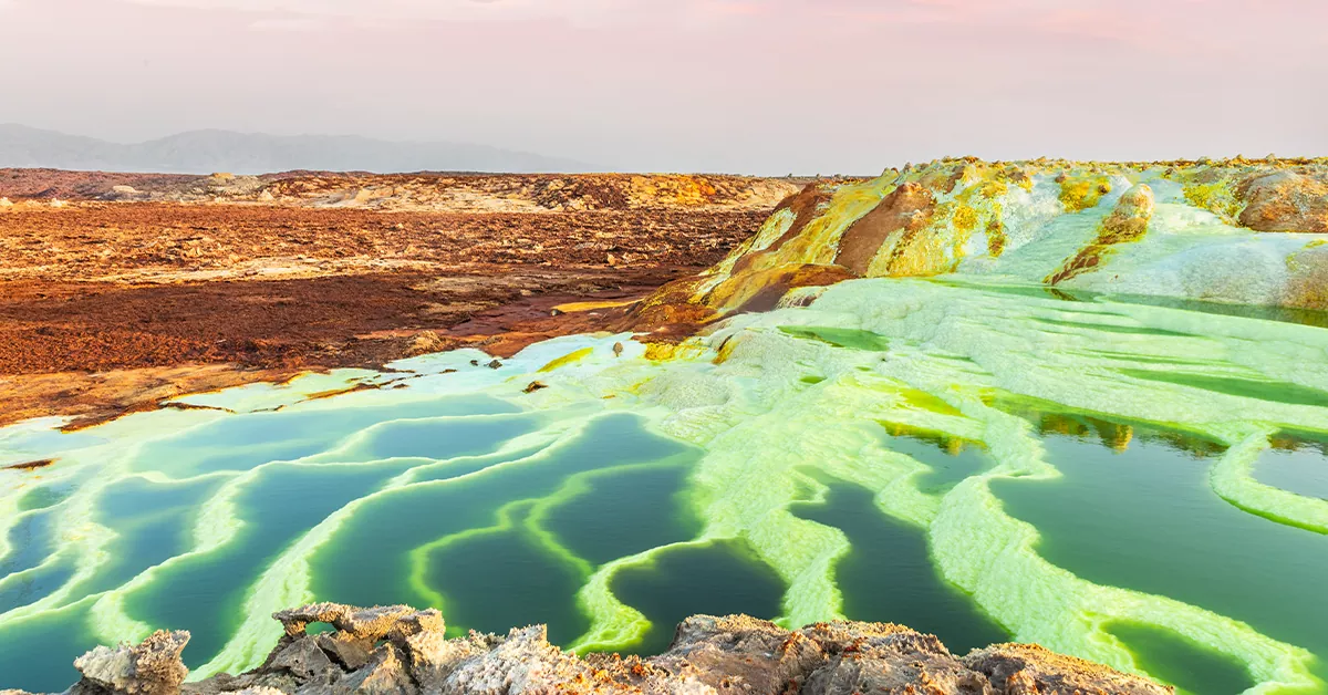 بیابان افسردگی داناکیل (Danakil Depression)