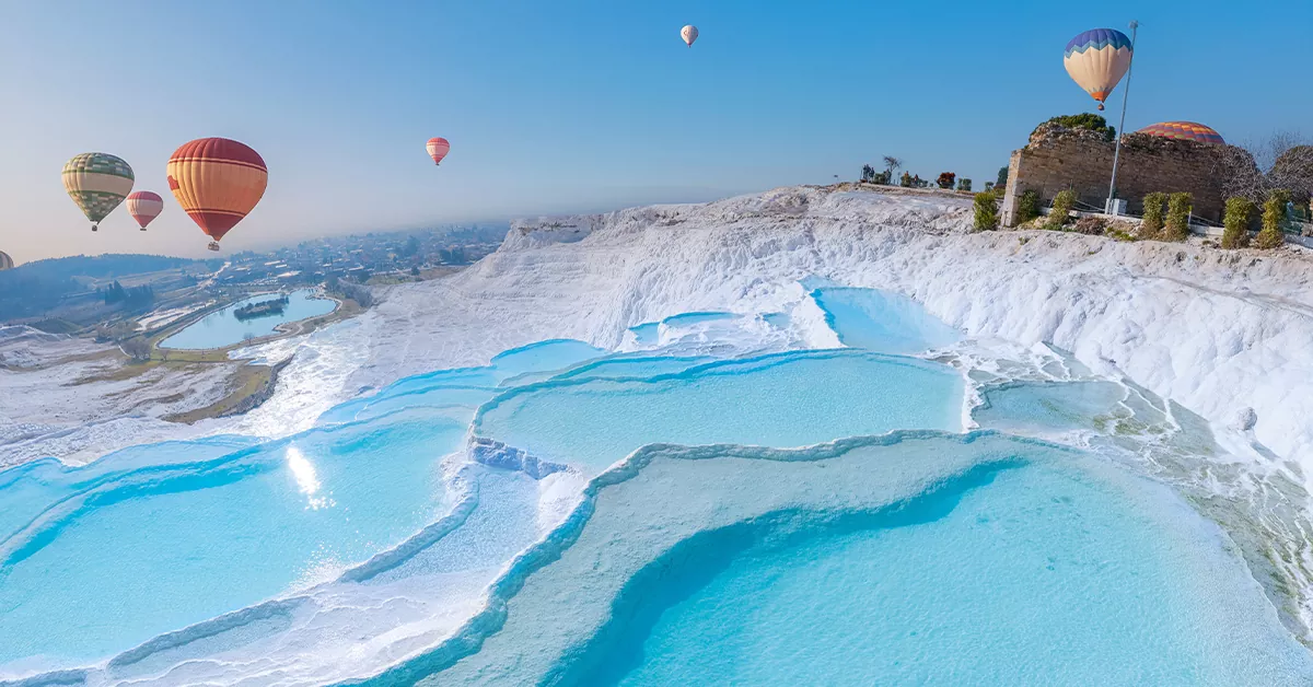 پاموکاله (Pamukkale) - عجیب ترین مکان های دنیا