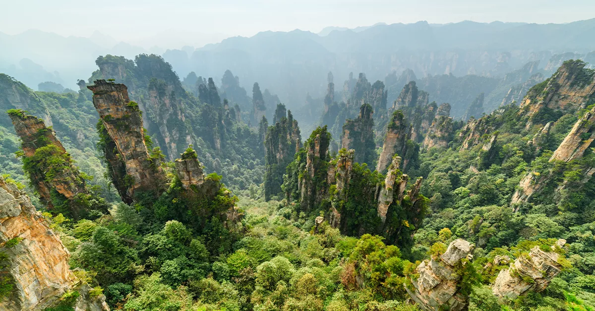 کوههای تیانزی - عجیب ترین مکان های دنیا